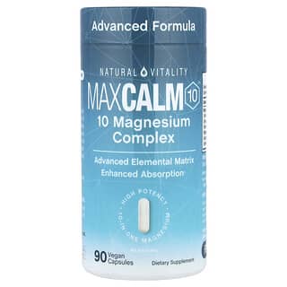 Natural Vitality, MaxCalm10™, 90 веган капсули