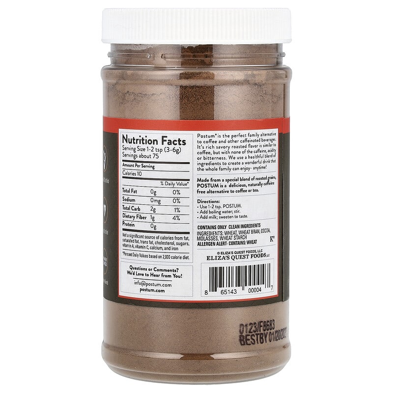 Instant Warm Beverage, Cocoa Blend, Caffeine Free, 8 oz (227 g)
