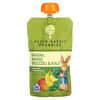 Peter Rabbit Organics, Purée de fruits et légumes biologiques, Banane, mangue, brocoli et chou frisé, 125 g