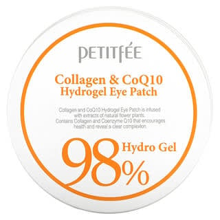 Petitfee, كولاجين و CoQ10 هيدروجيل رقعة العين، 60 رقعة، 1.4 غرام لكل رقعة