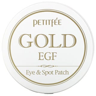 Petitfee, ゴールド & EGF、アイ & スポットパッチ、アイパッチ 60枚/スポットパッチ 30枚