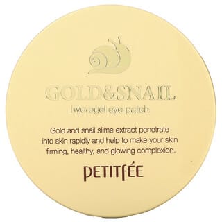 Petitfee, Gold & Snail Hydrogel Eye Patch, 60 Patches