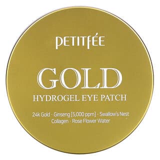 Petitfee, Gold Hydrogel Eye Patch, 60 Unidades