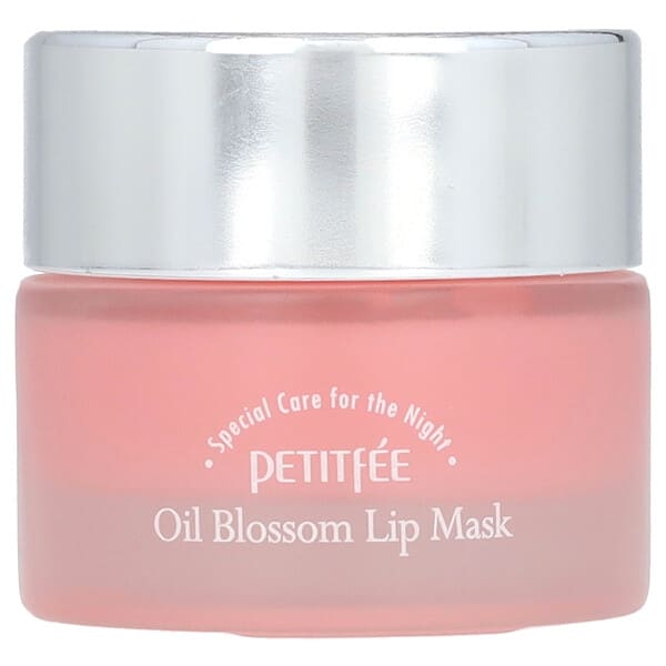 Petitfee, Oil Blossom Lip Mask, Camelia Seed Oil, 15 g