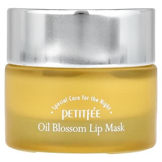 Petitfee, Mascarilla labial Oil Blossom, Aceite de espino amarillo, 15 g