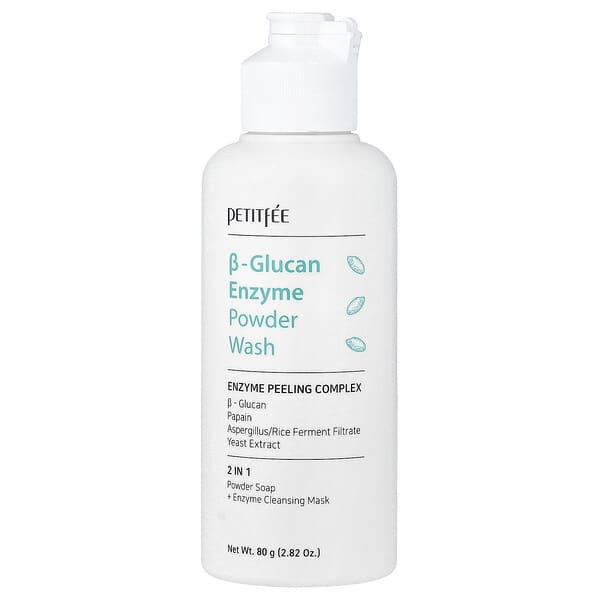 Petitfee, B-글루칸 효소 파우더 워시, 80g(2.82oz)