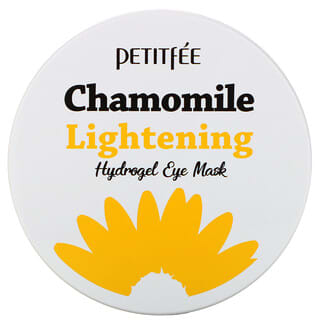 Petitfee, Chamomile Lightening, Hydrogel Eye Mask, 30 Pairs