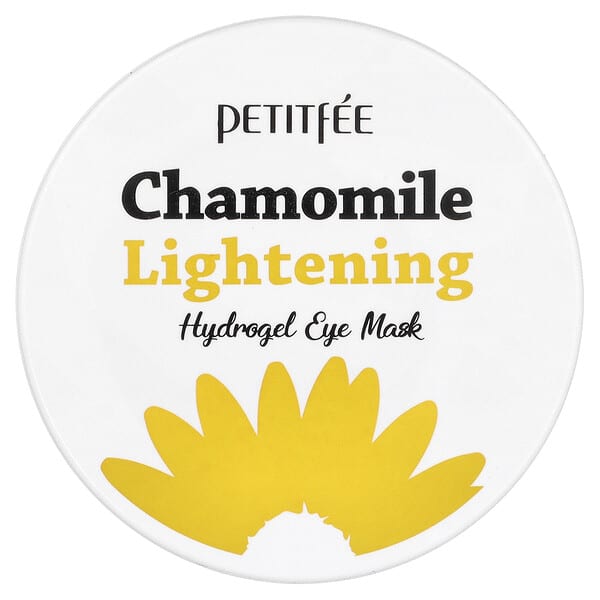 Petitfee, 카모마일 라이트닝 하이드로겔 아이 마스크, 60매, 84g(2.96oz)