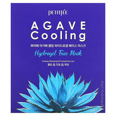 Petitfee, Agave Cooling, Mascarilla facial de belleza con hidrogel, 5 hojas, 32 g (1,12 oz) cada una