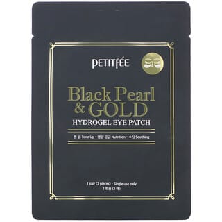 Petitfee, Black Pearl & Gold, Hydrogel Eye Patch, 1 Pair