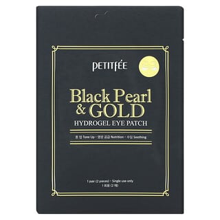Petitfee, Black Pearl & Gold, Hydrogel Eye Patch, 1 Pair (2 Pieces