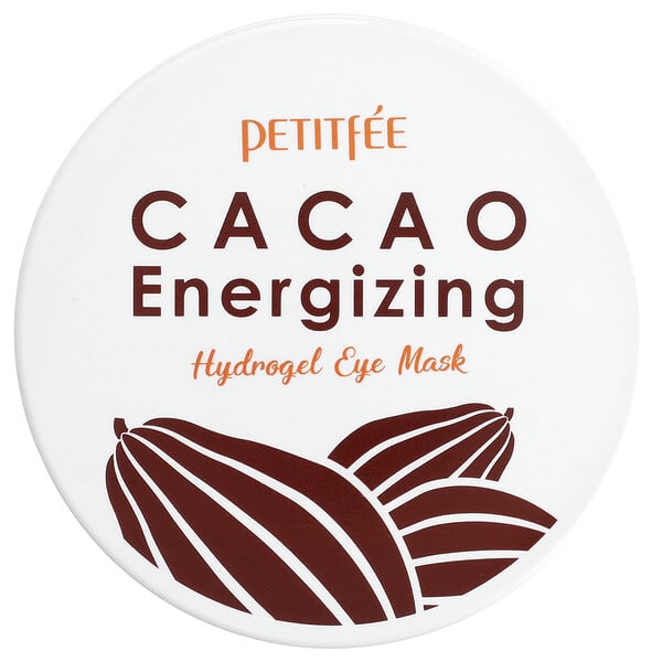 Petitfee, Cacao Energizing Hydrogel Eye Mask, 60 Plaster, 84 g