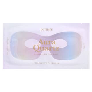 Petitfee, Aura Quartz, Masque de beauté hydrogel pour les yeux, Iridescent Lavender, 1 masque, 9 g