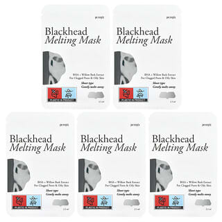 Petitfee, Blackhead Melting Beauty Mask, 5 Patches, 2.5 ml Each