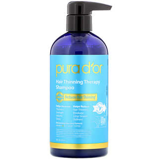 Pura D'or, 頭髮稀疏緩解洗髮水，16液量盎司（473毫升）