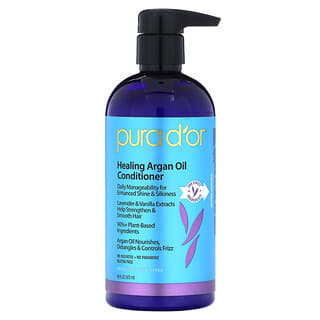 Pura D'or, Healing Argan Oil Conditioner, 16 fl oz (473 ml)