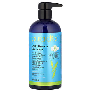 Pura D'or, Scalp Therapy Shampoo, All Hair Types, 16 fl oz (473 ml)