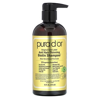 Pura D'or, Shampooing anti-chute de cheveux, 473 ml