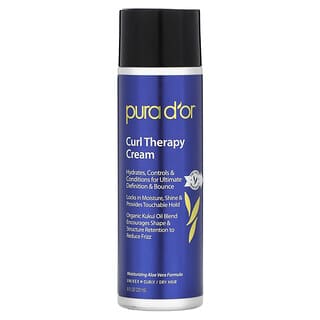 Pura D'or, Curl Therapy Cream, 8 fl oz (237 ml)