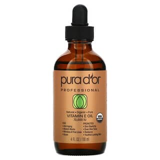 Pura D'or, Professional, Vitamin E Oil, Vitamin-E-Öl, 70.000 IU, 118 ml (4 fl. oz.)