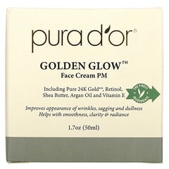 Pura D'or, Crema facial para la noche Golden Glow, 50 ml (1,7 oz)