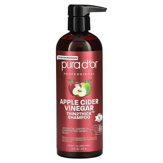 Pura D'or, Apple Cider Vinegar, Thin2Thick, Shampoo, 16 fl oz (473 ml)
