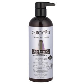 Pura D'or, Professional, ColorHarmony Purple Conditioner, 473 ml (16 fl. oz.)