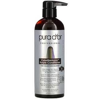 Pura D'or, 專業，色彩調和紫色護髮素，16 液量盎司（473 毫升）