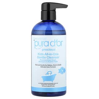Pura D'or (퓨라도르), 어린이용 올인원 젠틀 클렌저, 473ml(16fl oz)