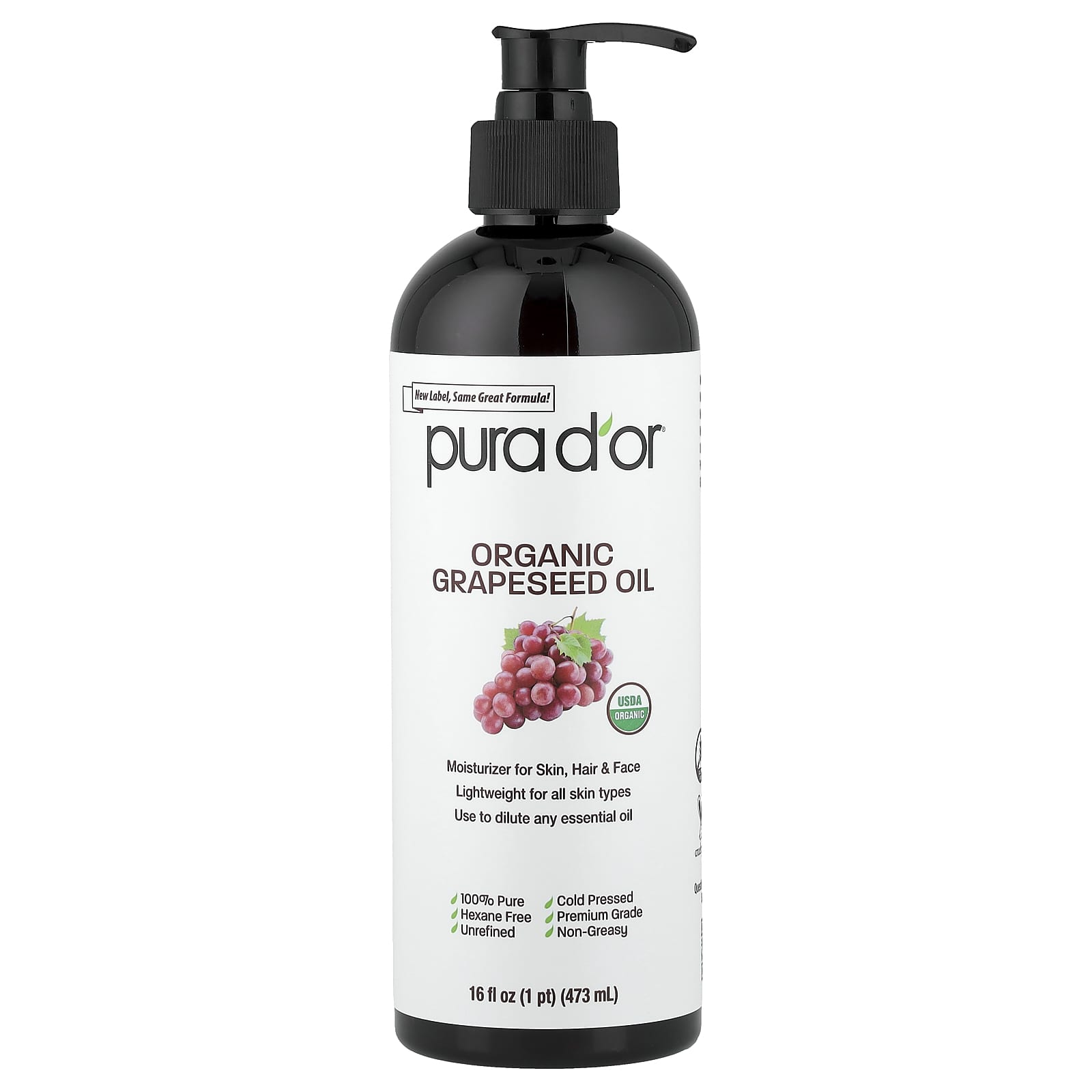 GrapeSEED unit1からunit8 Organic Grapeseed Oil, 16 fl oz (473 ml)