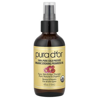 Pura D'or, Huile d'onagre biologique, 118 ml