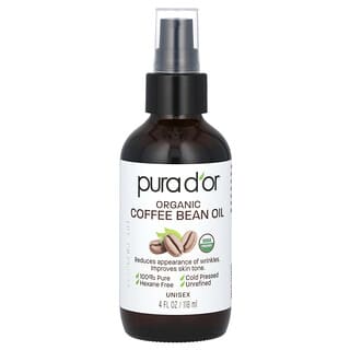 Pura D'or, 유기농 커피콩오일, 118ml(4fl oz)