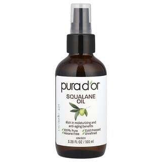 Pura D'or, Huile de squalane, 100 ml