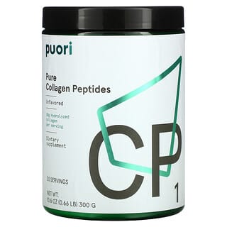 Puori, CP1, Péptidos de colágeno puro, Sin sabor, 300 g (10,6 oz)