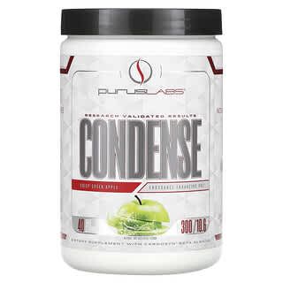 Purus Labs, ConDense, Endurance Enhancing Pre, Crisp Green Apple, 10.6 oz (300 g)