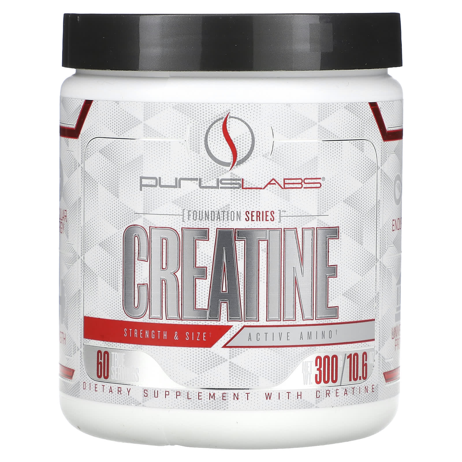 Purus Labs, Foundation Series, Creatine, 10.6 Oz (300 G)