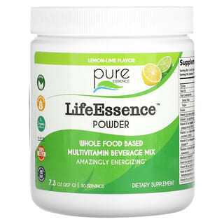 Pure Essence, LifeEssence Powder, Lemon-Lime , 7.3 oz (207 g)