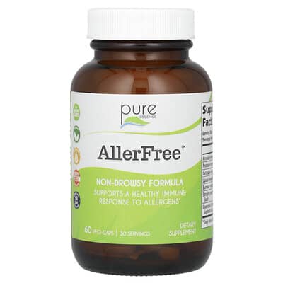 Pure Essence, AllerFree, 60 Vegetarian Capsules