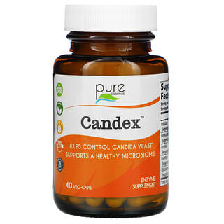 Pure Essence, Candex 酵母补充剂，40 粒素食胶囊