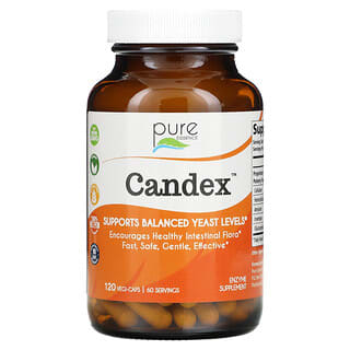 Pure Essence, مكمل الخميرة Candex، عدد 120 كبسولة نباتية