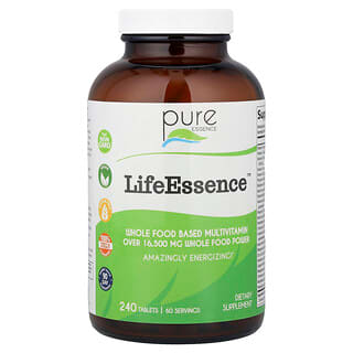 Pure Essence, LifeEssence, мультивитамины из цельных продуктов, 240 таблеток