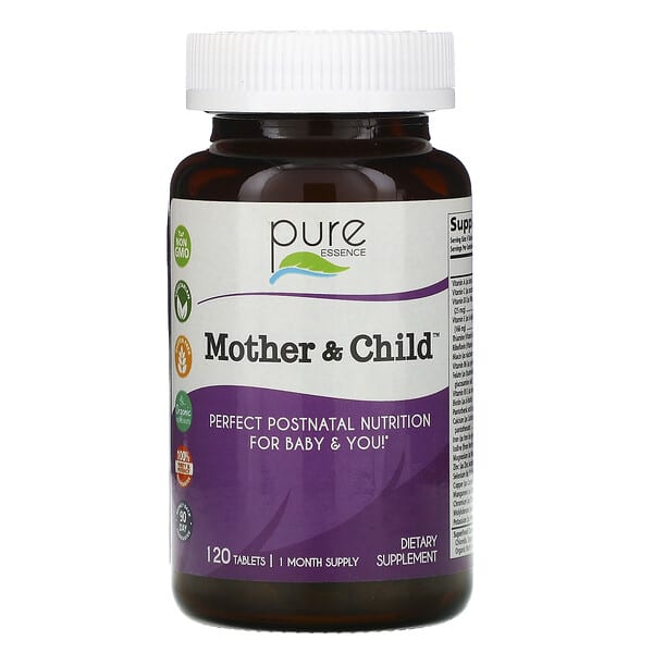 Pure Essence, Mother & Child, 120 Tablets