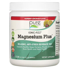 Pure Essence, Ionic-Fizz, Magnesium Plus, Raspberry Lemonade, 12.06 oz (342 g)