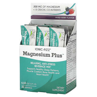 Pure Essence, Magnesium Plus, 긴장 완화, 스트레스 방지 음료 믹스, 혼합 베리, 171g(6.03oz)