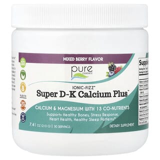 Pure Essence, lonic-Fizz™, Super DK Calcium Plus™, 믹스 베리 맛, 210g(7.41oz)