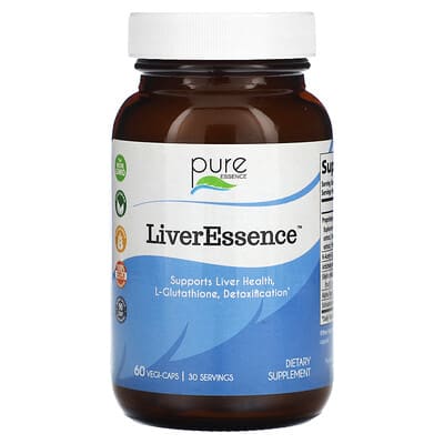Pure Essence, LiverEssence, 60 Vegetarian Capsules