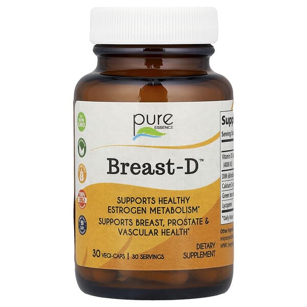 Pure Essence Breast-D™, 30 Vegi-Caps