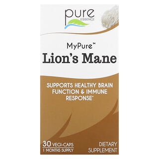 Pure Essence, MyPure, Lion's Mane, 30 Vegi-Caps