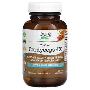 Pure Essence (بيور إسانس)‏, MyPure, Cordyceps 4X, 30 Vegi-Caps