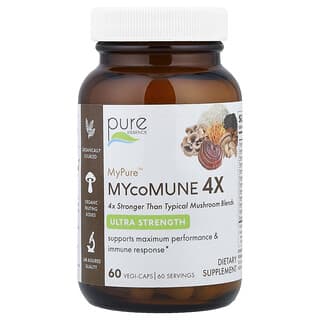 Pure Essence, MyPure™, MYcoMune™ 4X, 60 cápsulas vegetales